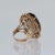 Vintage Mid-Century Filigree Faceted Oval Citrine 14k Gold Cocktail Ring Size 6.75 For Sale - Image 11 of 12