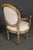 Pair of 18th C. French Louis XVI Carved Upholstered Armchairs For Sale In Philadelphia - Image 6 of 15