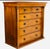 American Antique 19th Century Empire Figured Mahogany Six-Drawer Chest With Columnar Supports Circa 1830–1850 For Sale - Image 3 of 3