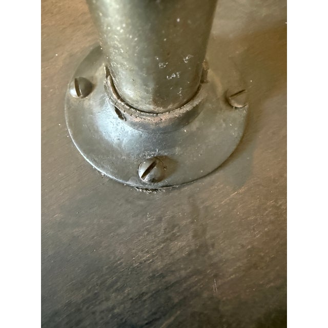 Vintage Royal Chrome Round 2-Tier Side Table For Sale In Montgomery - Image 6 of 8
