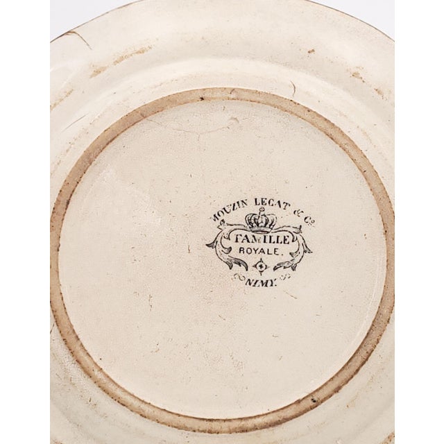 "Comte De Flandre" Plate, Belgium Circa 1860 For Sale In San Francisco - Image 6 of 8