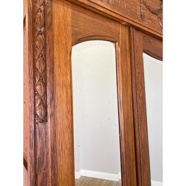 French Wardrobe in Oak For Sale - Image 11 of 18