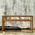 Vintage Coastal Woven Rattan Console Table For Sale - Image 4 of 9