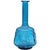 Blue 1960s Empoli Italian Blue Glass Genie Bottle Decanter For Sale - Image 8 of 16