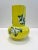Mid-Century Modern Hand Painted Porcelain Floral Inspired Vase For Sale - Image 3 of 4