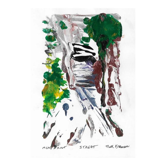 1970s Ruth Freeman Landscape Monoprint For Sale