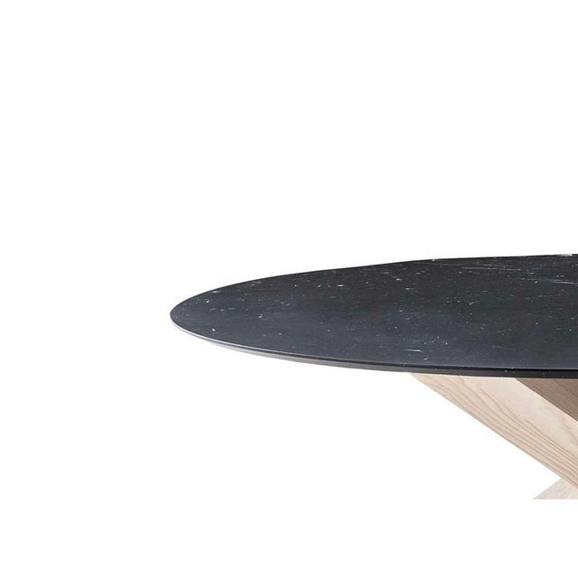 Black La Rotonda Table in Wood and Glass by Mario Bellini For Sale - Image 8 of 10