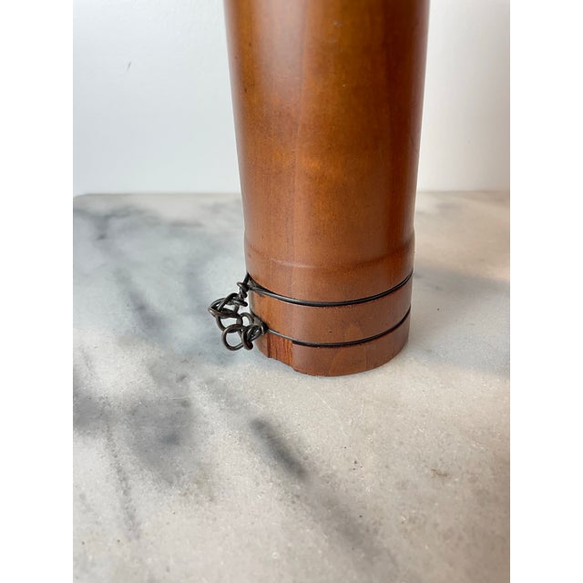 Mid 20th Century Unique Woodcraft Salt & Pepper Grinders - Pair For Sale - Image 4 of 8