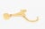 Gold Vintage Gucci Gold Plated Horse Bit Key Chain, 1970's For Sale - Image 8 of 9