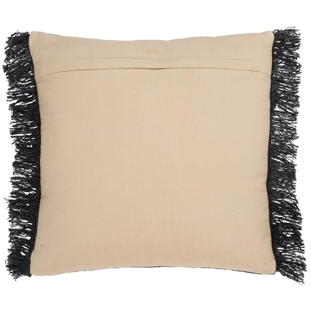 Lumiza Pillow - Black - 20" x 20" For Sale - Image 4 of 4