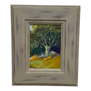 Impressionist Tree in Grove Painting, Framed