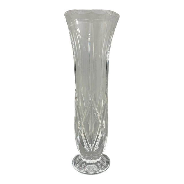 Early 21st Century Gorham Bud Vase Full Lead Crystal For Sale