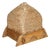 Antique English Folk Art Woven Bee Skep in Primative Woven & Wooden Stand, 1880 For Sale