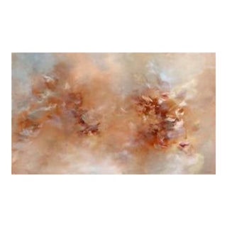 Desert Awakenings - Large Neutral Abstract Landscape Acrylic Painting on Canvas by Ve Boisvert For Sale
