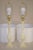 Matched Pair Nos Hollywood Regency Modern Alabaster Marble "Teardrop" Urn Style Column Table Lamps Italy 1970's Minty! For Sale - Image 12 of 13
