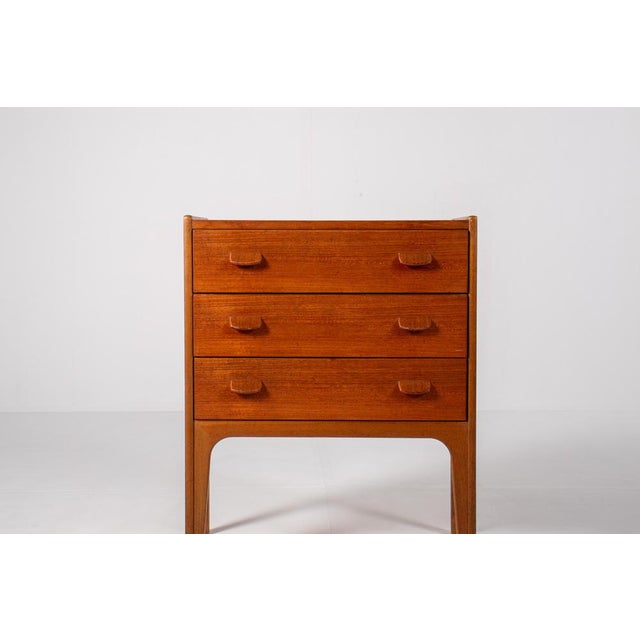 Poul Volther Danish Teak Chest of Drawers by Poul M. Volther For Sale - Image 4 of 11