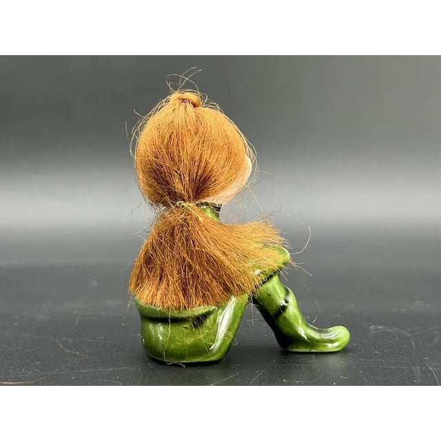 Ceramic Mid-Century Ceramic Pixie Elf Figures from Napco Japan, Set of 3 For Sale - Image 7 of 9