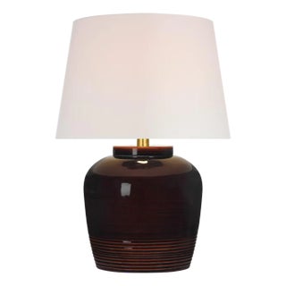 Marie Flanigan by Visual Comfort Signature Nora Medium Table Lamp in Cimmaron with Linen Shade For Sale