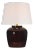 Marie Flanigan by Visual Comfort Signature Nora Medium Table Lamp in Cimmaron with Linen Shade For Sale