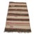 1950s Southwestern Rustic & Primitive Striped Small Rug For Sale