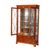 Antique Mahogany & Satinwood Two Door Five Drawer China Cabinet with Latticework Unsigned C1920 Measures - 68.75"H x...