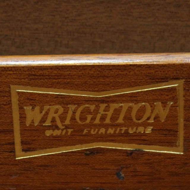 1950s Mid Century Dresser Vanity by Wrighton Furniture For Sale - Image 11 of 11