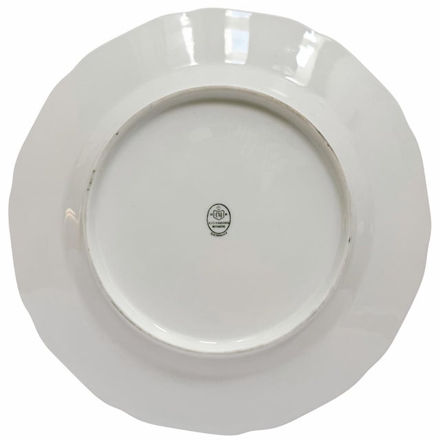 Ceramic Vintage German Porcelain Fish Service Set – 6 Dinner Plates & Large Platter by Hutschenreuther Hohenberg For Sale - Image 7 of 7