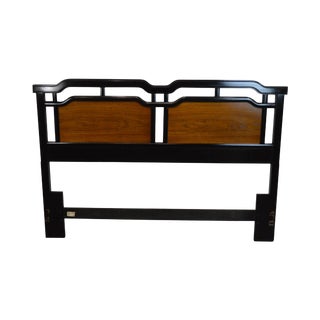 Thomasville Embassy Collection Vintage Asian Inspired Queen Headboard For Sale