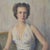 Oil on canvas. Signed "Cavalin" and dated (1945). Dimensions with frame: cm. 117x86.5 A refined post-war portrait...