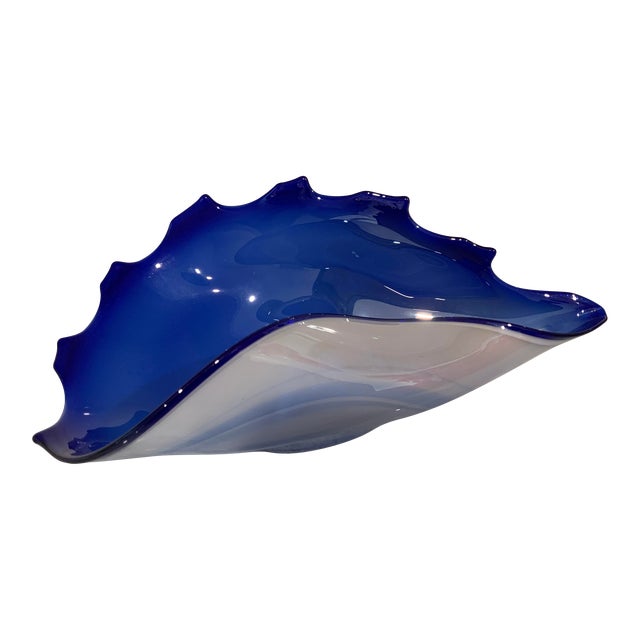 Contemporary Abstract Art Glass Bowl/Dish Chairish