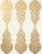 Carved Ogee Wallpaper by Hygge & West - Set of 2 For Sale
