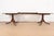 Henredon Georgian Banded Mahogany Double Pedestal Extension Dining Table, Newly Refinished For Sale In South Bend - Image 6 of 12