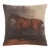 Thoroughbred Horse Cushion Pillow, 22"x22" For Sale