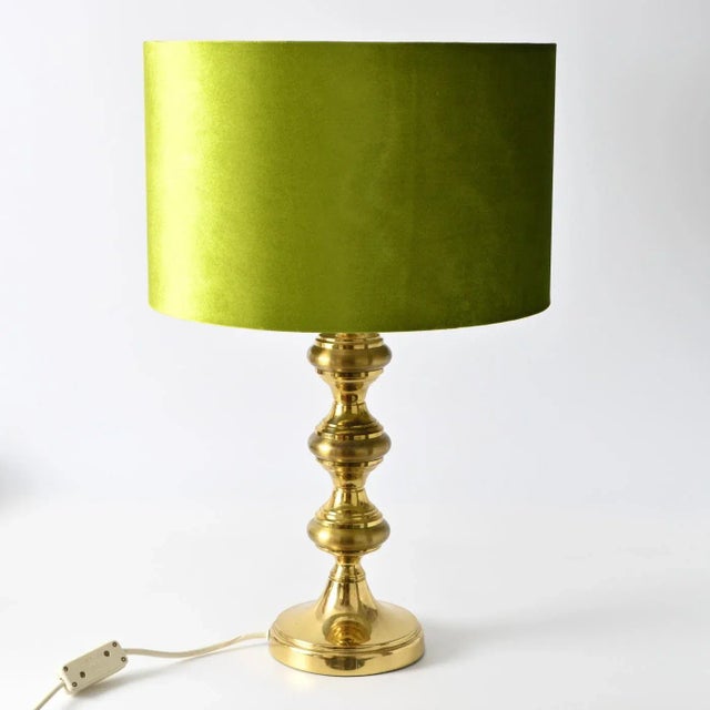 Mid-Century Brass Table Lamp, 1970s For Sale - Image 4 of 12