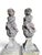 Pair of Italian Cherub Sculptures with Pedest, 1890, Terracotta For Sale - Image 3 of 10
