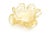 Vintage Murano Gold Aventurine Glass Flower Glass Bowl With Stem, 1950's For Sale - Image 9 of 11