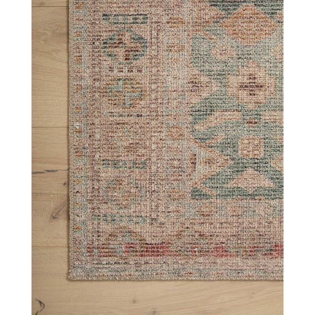 2020s Angela Rose x Loloi Aubrey Rug Aqua / Sand 8'-3" x 11'-3" Area Rug For Sale - Image 5 of 8