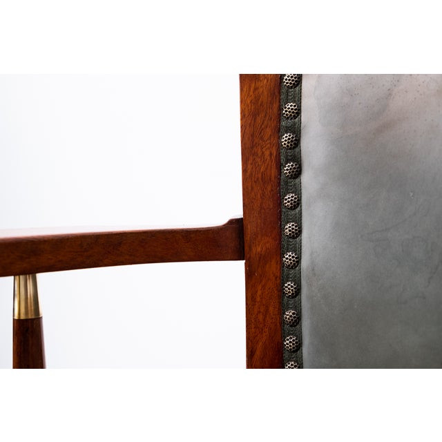 Art Nouveau Men's Desk and Armchair by J. W. Müller, 1905, Set of 2 For Sale - Image 16 of 18