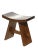 Japanese Wooden Stool For Sale - Image 5 of 5