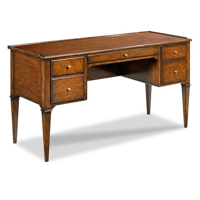 Woodbridge Furniture Woodbridge Furniture Marseille Dual File Storage Writing Desk For Sale - Image 4 of 4