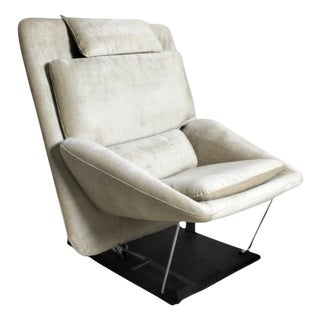 Reclining Lounge Chair by Vittorio Introini for Saporiti, 1970s For Sale