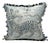 Clarence House Tibet Pillow Cover in Pale Blue With Tassel Trim For Sale