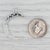 0.23ctw Diamond Encrusted Crescent Moon Pendant 18k White Gold For Sale - Image 4 of 4