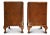 Art Deco Burr Walnut Night Stands on Cabriole Legs & Figured Walnut Fronts, 1920s, Set of 2 For Sale - Image 6 of 10