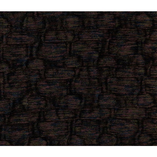 Purple Ast Fabrics Multi-Hued Textured Chenille Fabric 23 Yard Lot For Sale - Image 8 of 8