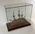 American Alan Burghart Scale Model of HMS Rose 1757 Wooden Ship Display Case Handmade For Sale - Image 3 of 17