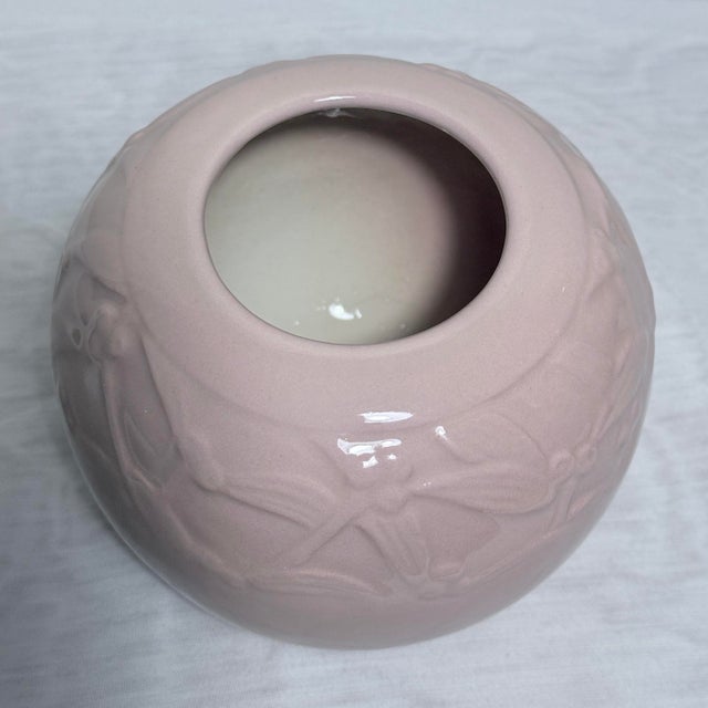 Rookwood Pottery 1926 Rookwood Pottery Cabinet Vase in Matte Blush Glaze, Shape 6545 For Sale - Image 4 of 8