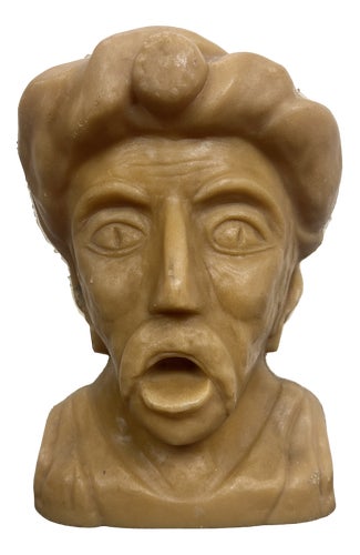 Large Acrylic Sculpted Head, 1960s