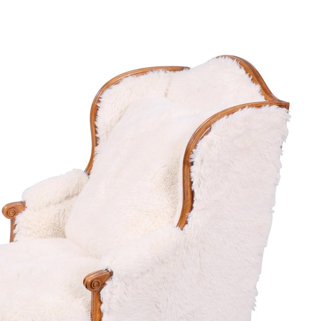 Reclining armchair/wing chair with footstool, also known as a Duchesse Brisée or Broken Duchesse England circa 1780 –...