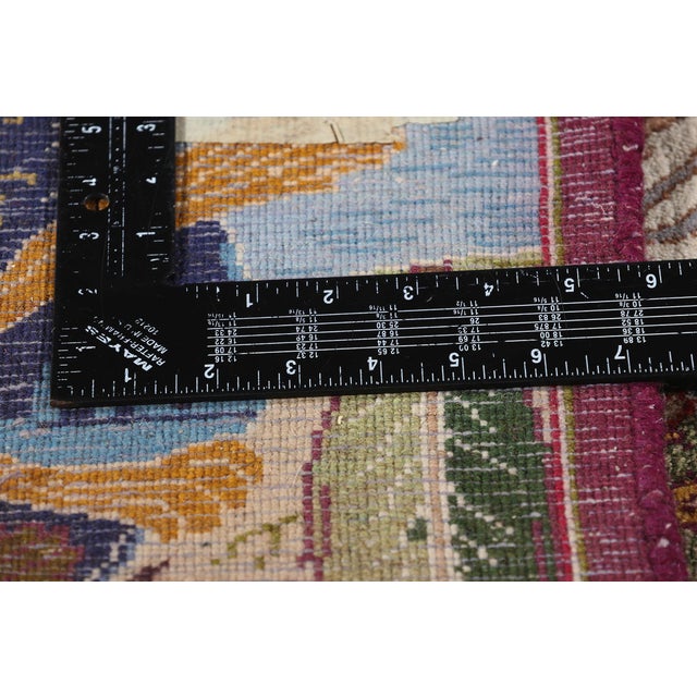 Vintage Persian Mashhad Omar Khayyam Pictorial Rug - 03'10 X 06'09 For Sale In Dallas - Image 6 of 9